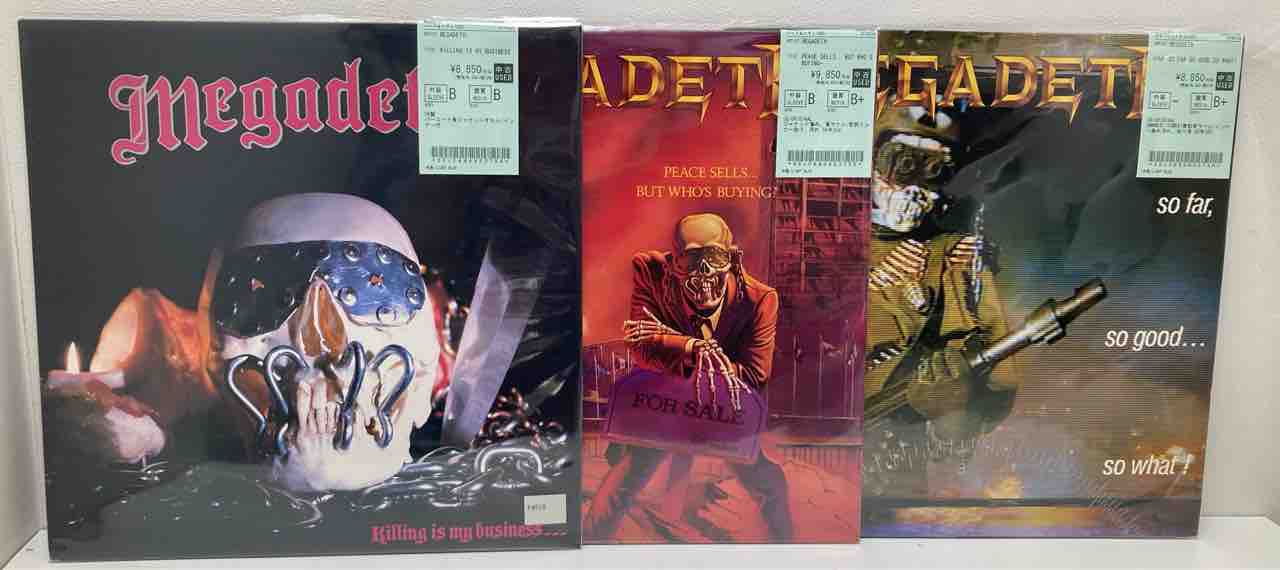 スラッシュメタル】オリジナル盤を中心にスラッシュメタル中古レコード