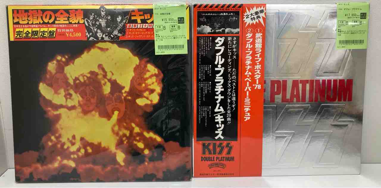 年末廃盤】『LED ZEPPELIN』各種UKオリジナル盤中古レコードや『キッス