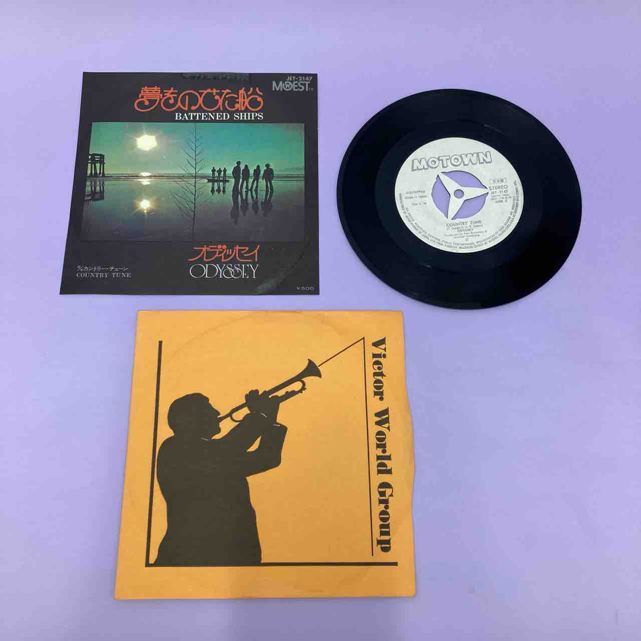 中古7inchレコード/見本盤白ラベル】オデッセイ / 夢をのせた船入荷