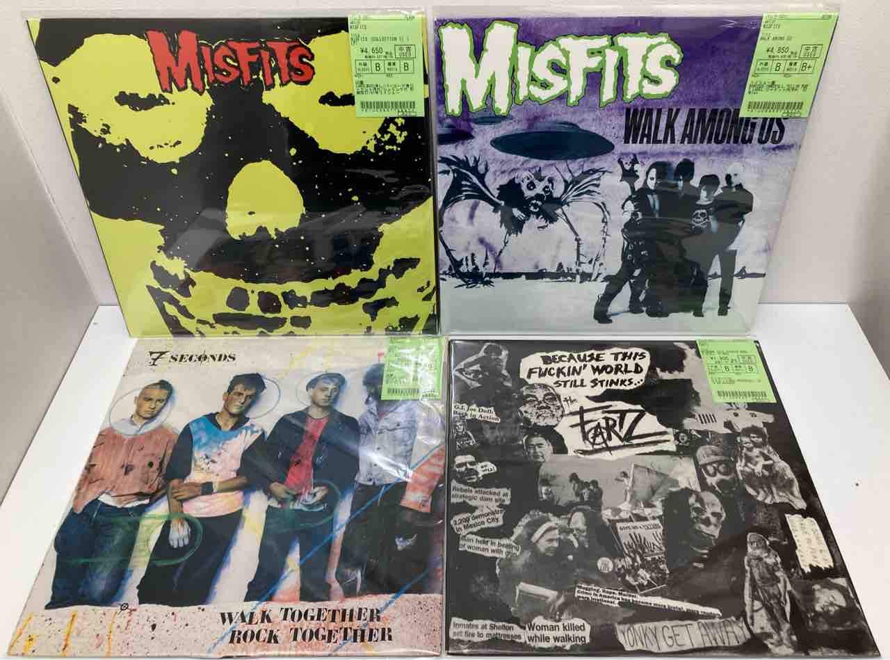 MISFITS‐STATIC AGEなどパンク・ハードコア系のレコード各種入荷 MISFITS‐STATIC AGEなどパンク・ハードコア系のレコード各種入荷