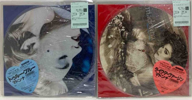 美盤　マドンナ　TRUE BLUE 　香港盤 限定 クリアーカラーレコードLP 美盤 マドンナ TRUE BLUE 香港盤 限定 クリアーカラーレコードLP