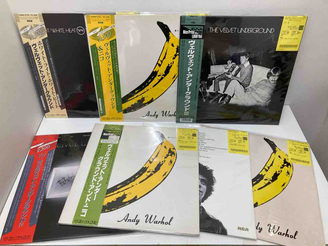 VELVET UNDERGROUND、BOB DYLAN、DAVID BOWIEなど中古ロックレコードが