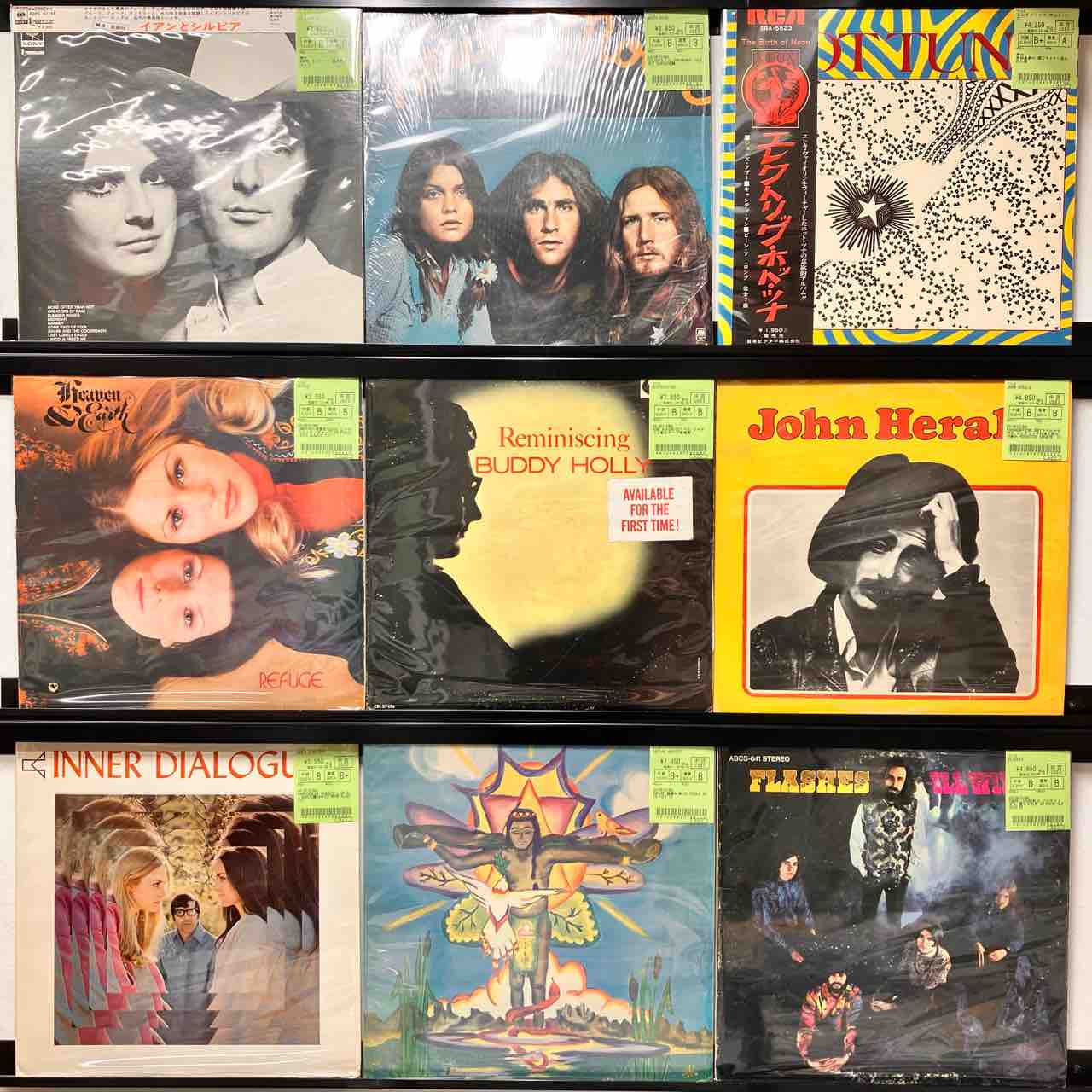 PETER IVERS」「J.GEILS BAND」「JEFFERSON AIRPLANE」など 60's