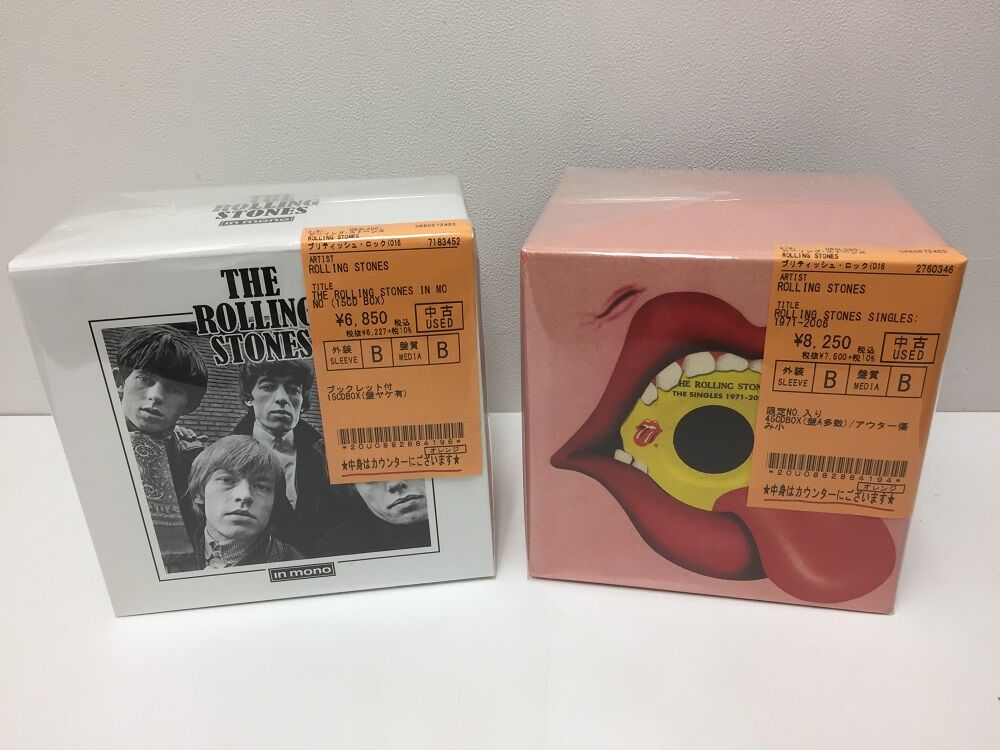 9/8(木) ビートルズとローリング・ストーンズの中古CD-BOXが入荷 9/8(木) ビートルズとローリング・ストーンズの中古CD-BOXが入荷
