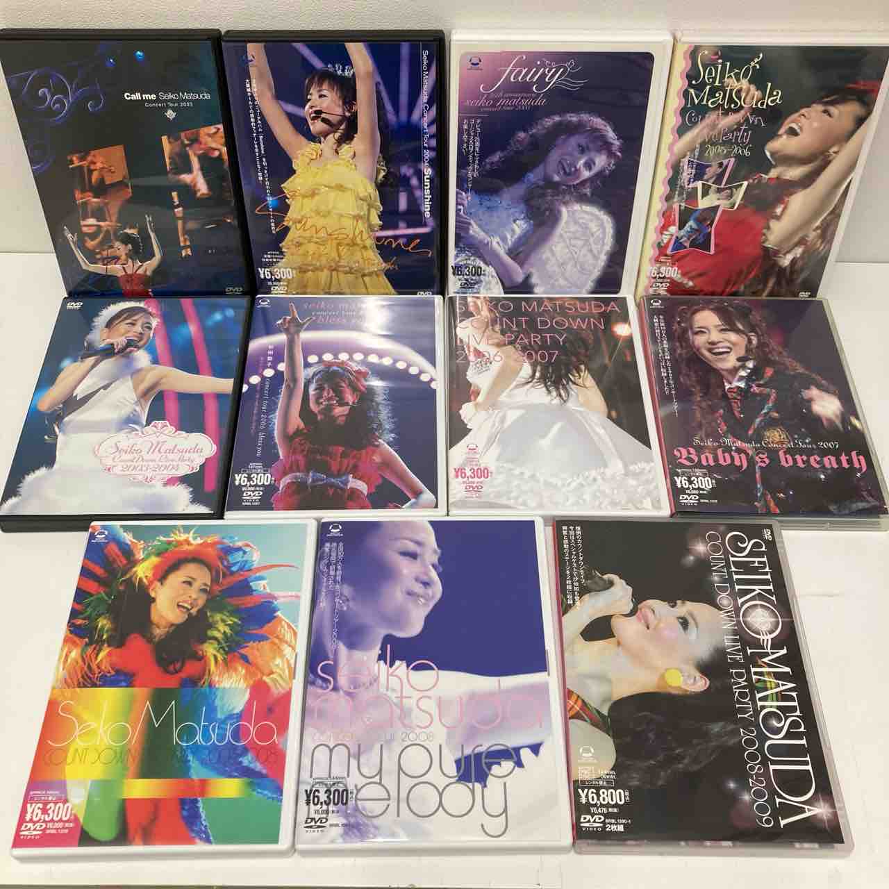 工藤静香LIVE DVD COMPLETE BOXや松田聖子dvdがまとめて入荷しました