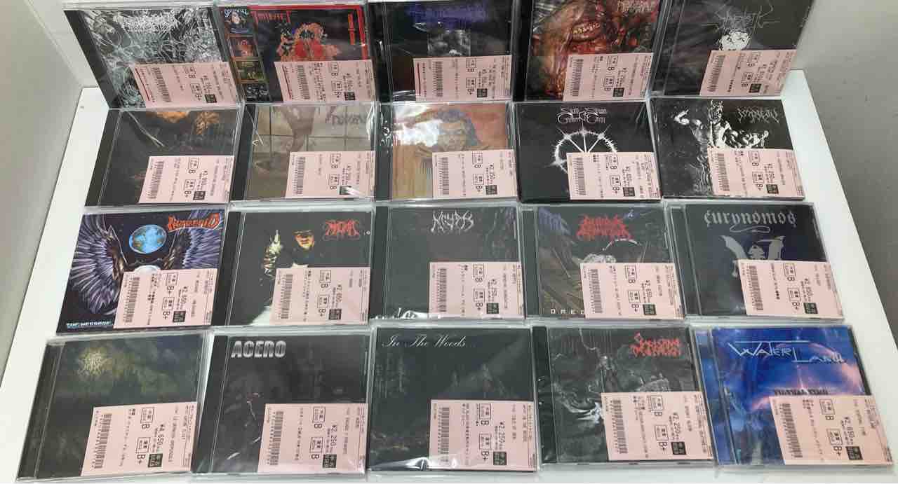 ◤メタル◢ブラックメタル、スラッシュメタルの中古CDがまとまって入荷