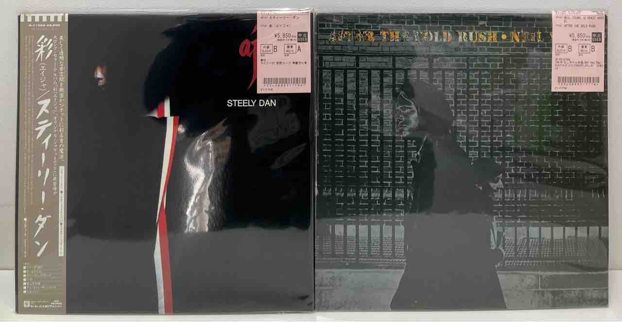 ロック】70'~80'年代にかけて良質な中古レコードまとめて入荷いたし