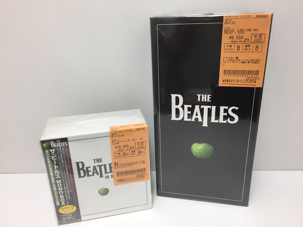 9/8(木) ビートルズとローリング・ストーンズの中古CD-BOXが入荷 9/8(木) ビートルズとローリング・ストーンズの中古CD-BOXが入荷