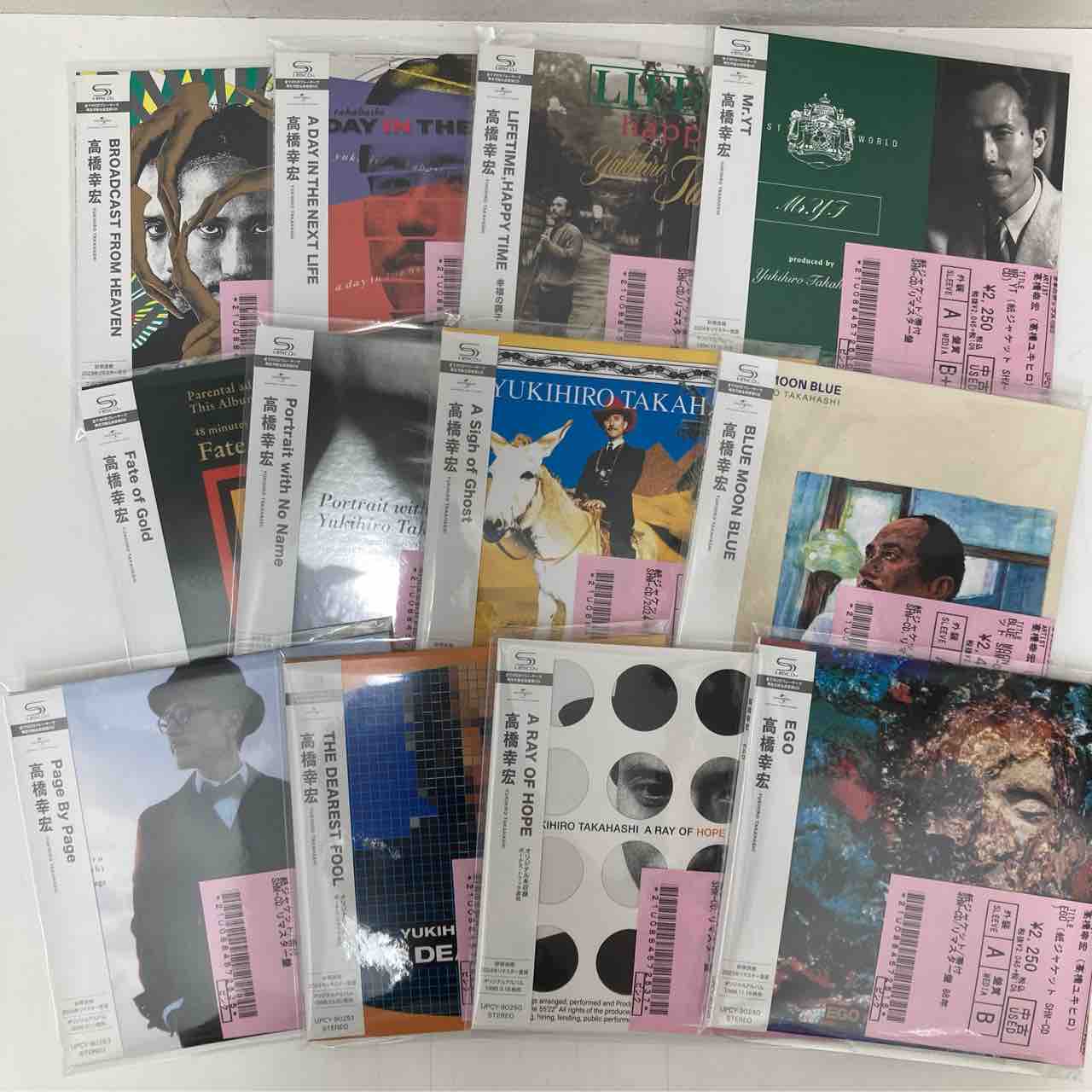 高橋幸宏 SHM-CD紙ジャケ/坂本龍一Year Bookシリーズ/YMO DVD 高橋幸宏 SHM-CD紙ジャケ/坂本龍一Year Bookシリーズ/YMO DVD