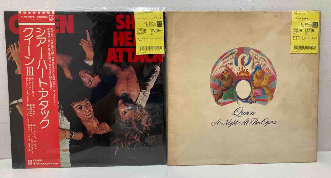 クイーン中古レコードまとまって入荷いたしました。 : ディスク