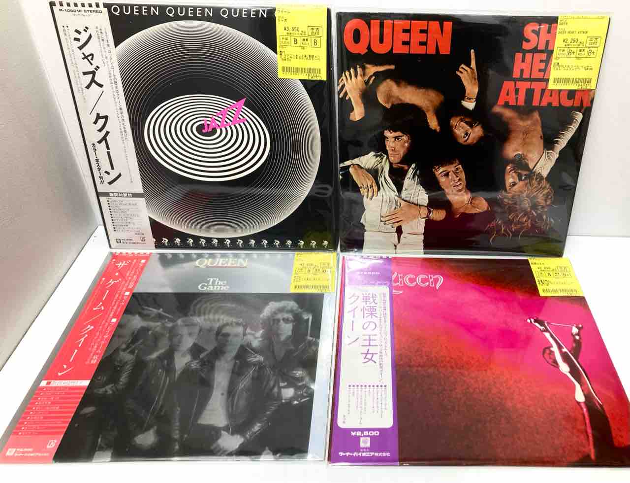 ロック】稀少東芝プレスを含むクイーン中古レコードまとめて入荷