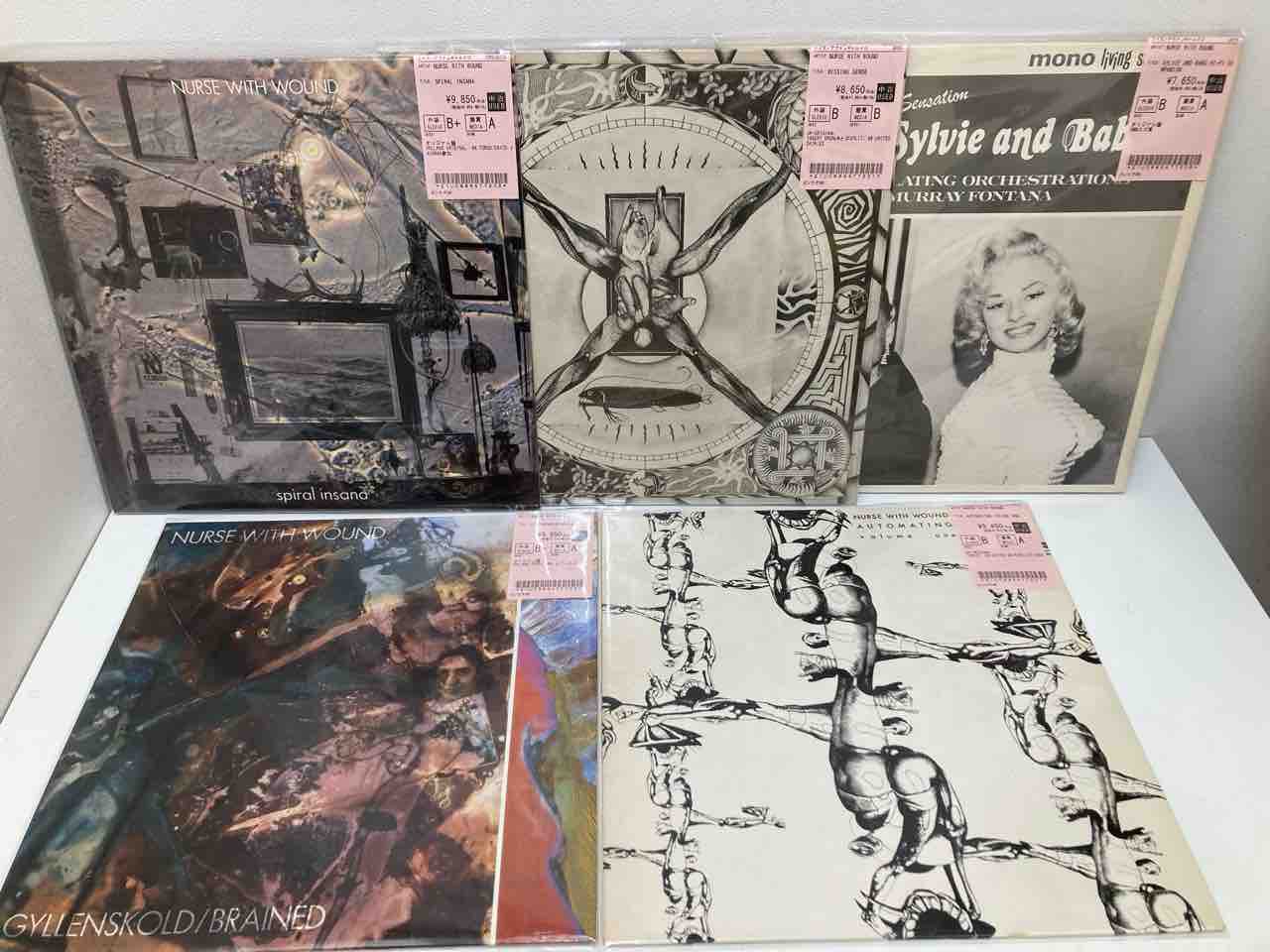 NURSE WITH WOUND」「THROBBING GRISTLE」「SPK」ほか ノイズ