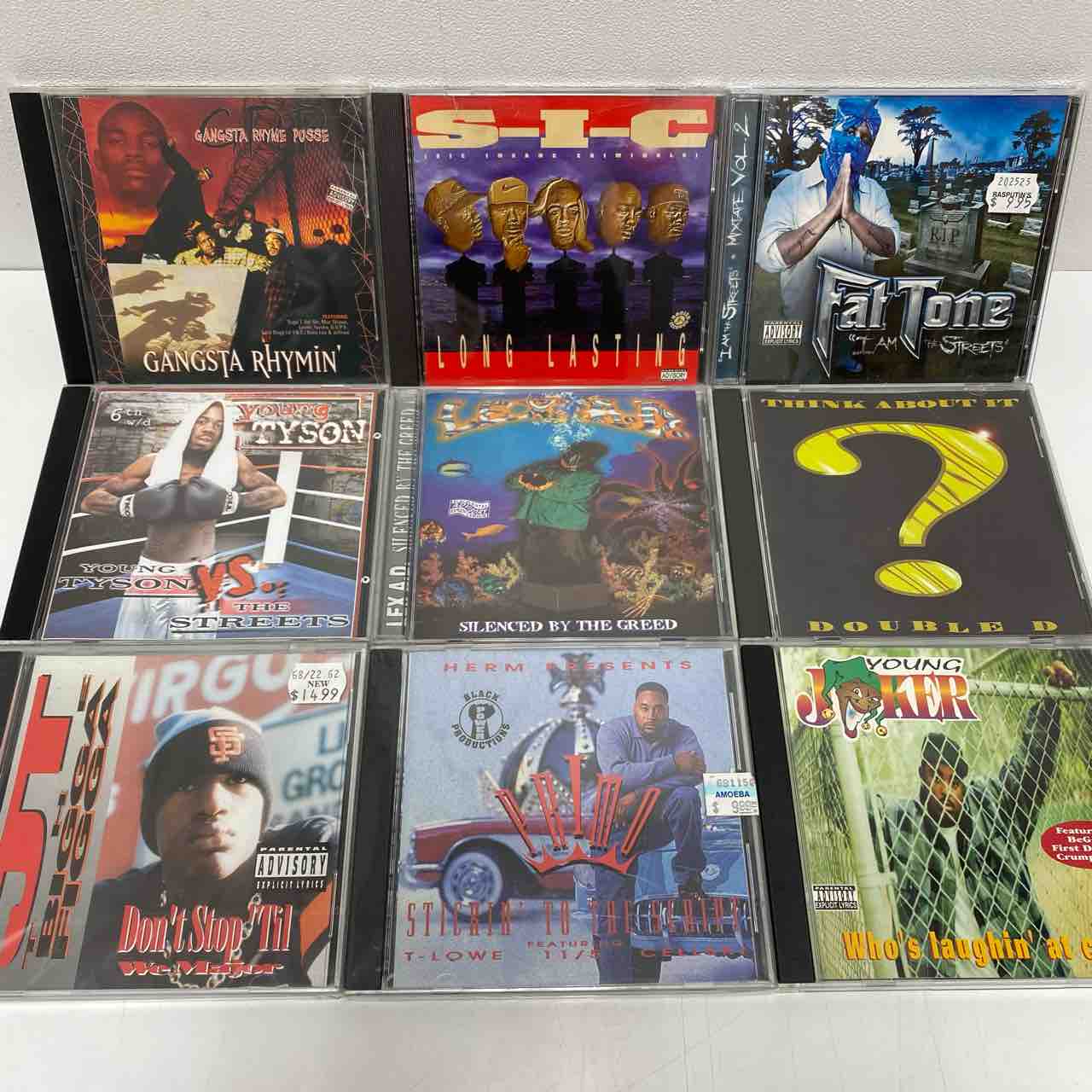 G ROCK、FLY NATE THE BANKSTA、LIL JAZZ、Y-Dほか、G-RAPレア盤CD