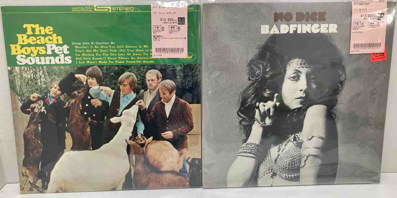 BADFINGER』/『NO DICE』 USオリジナル盤、『ビーチボーイズ