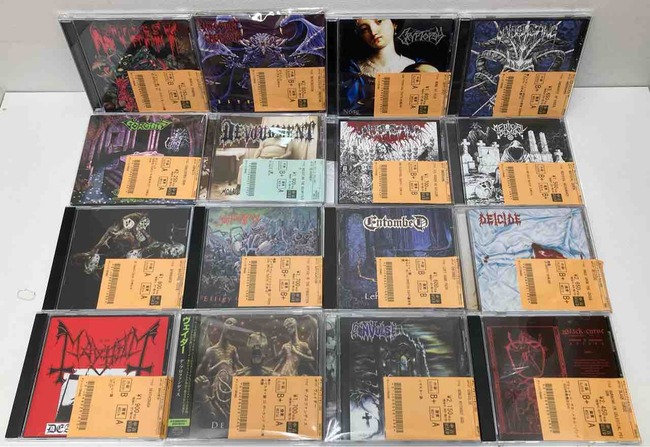 デスメタルCD 8枚 4/8(土) メタル廃盤中古CD入荷情報！「ライヴ・フロム・ザ