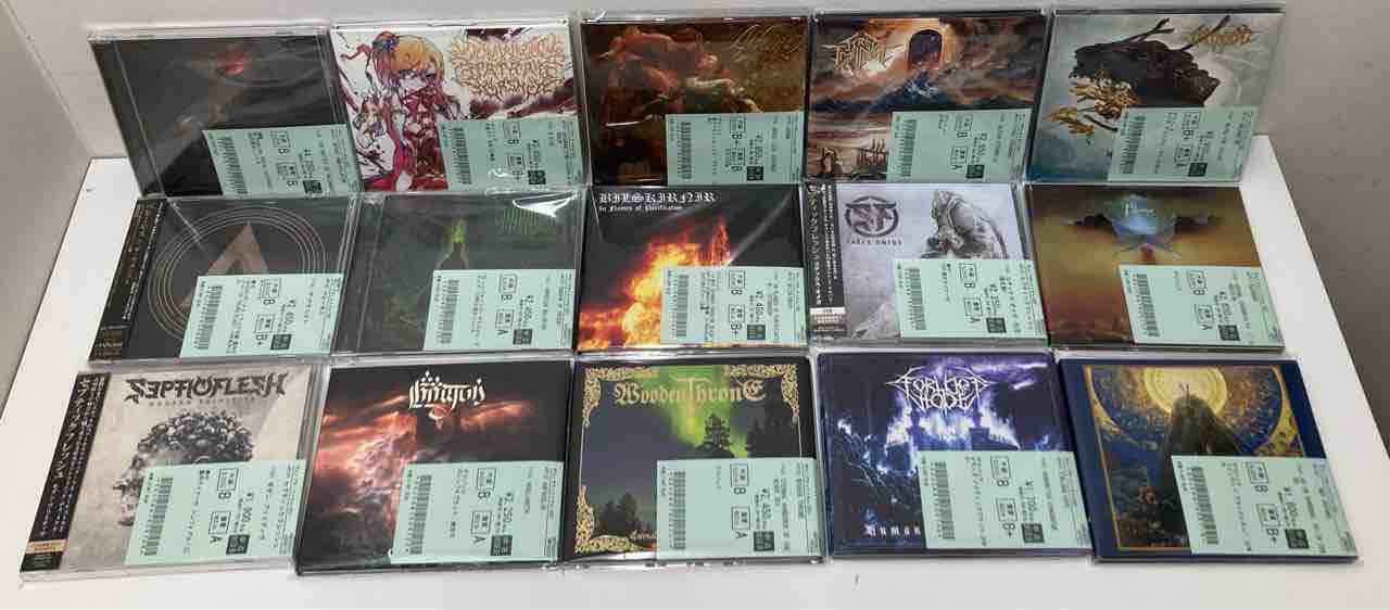 ◤メタル◢スラッシュ、デス、ブラックメタル中古CDがまとまって入荷