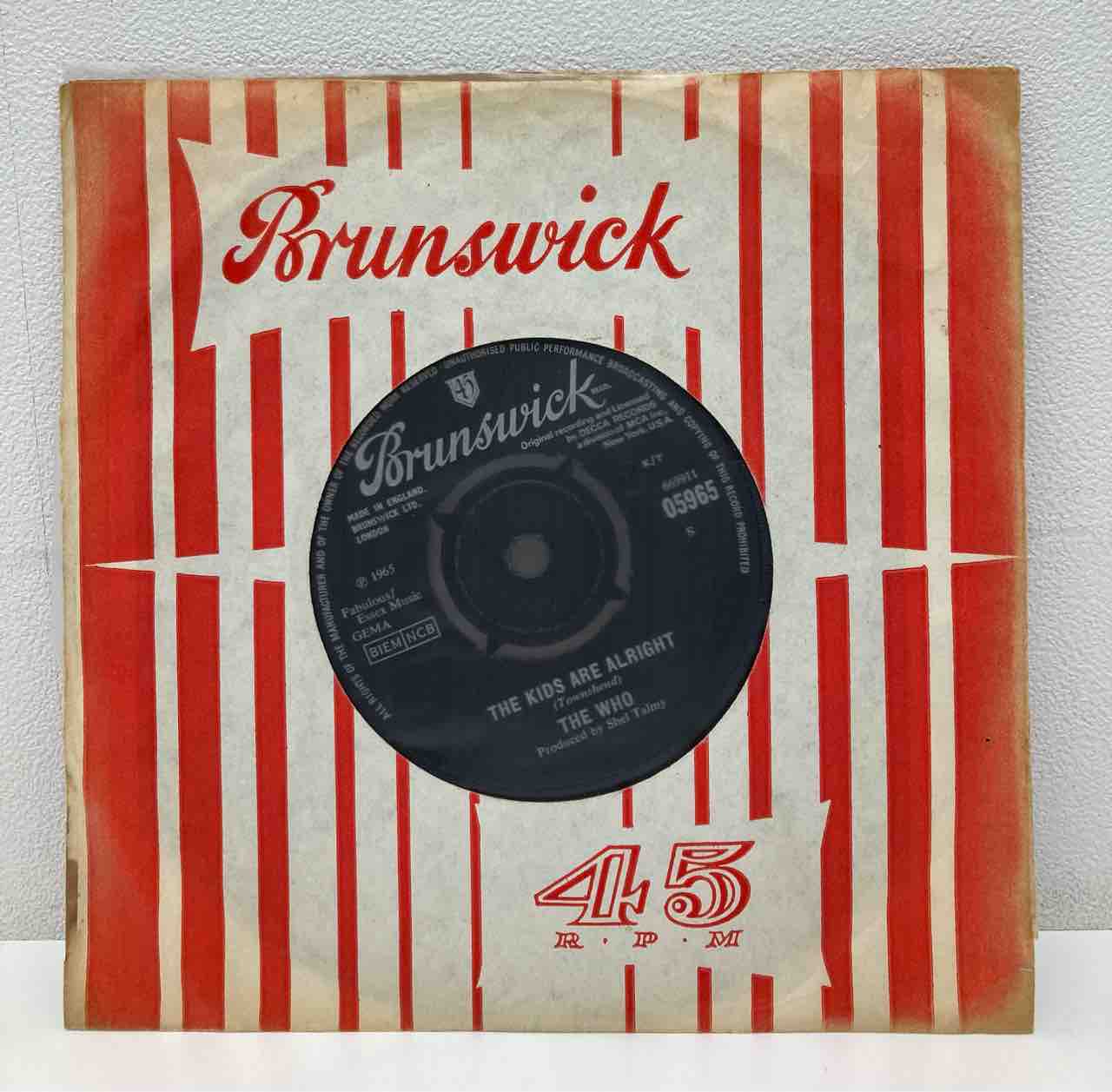 THE WHO】『KIDS ARE ALRIGHT』『A LEGAL MATTER』中古UKオリジナル盤7