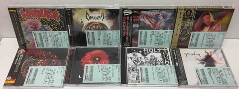 スラッシュ、デスメタル系新着中古CD500点OVERで緊急大放出開催中です