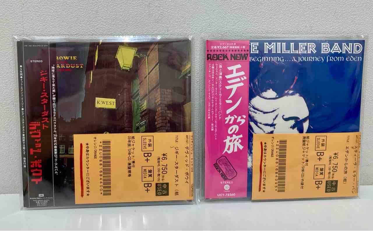 ◇紙ジャケ◇廃盤多数◇デヴィッド・ボウイ、スティーヴ・ミラー