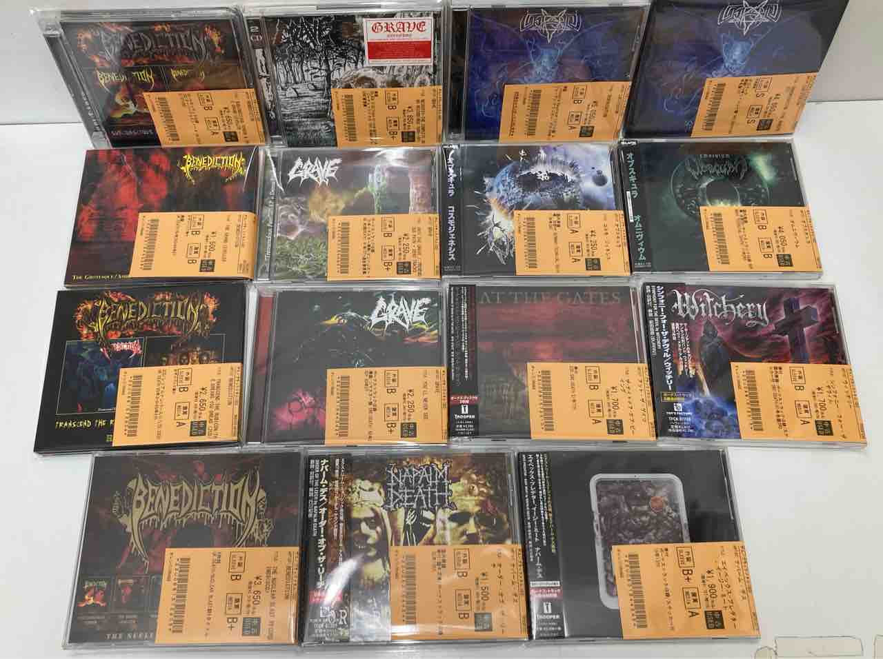 デスメタル歴史本中古 4/8(土) メタル廃盤中古CD入荷情報！「ライヴ・フロム・ザ