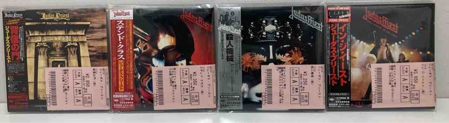 メタルゴッド『JUDAS PRIEST』の帯付中古美品各種紙ジャケットタイトル