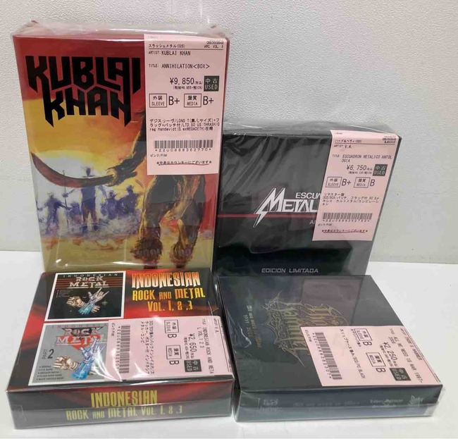 ◤メタル◢ブラックメタル、スラッシュメタルの中古CDがまとまって入荷