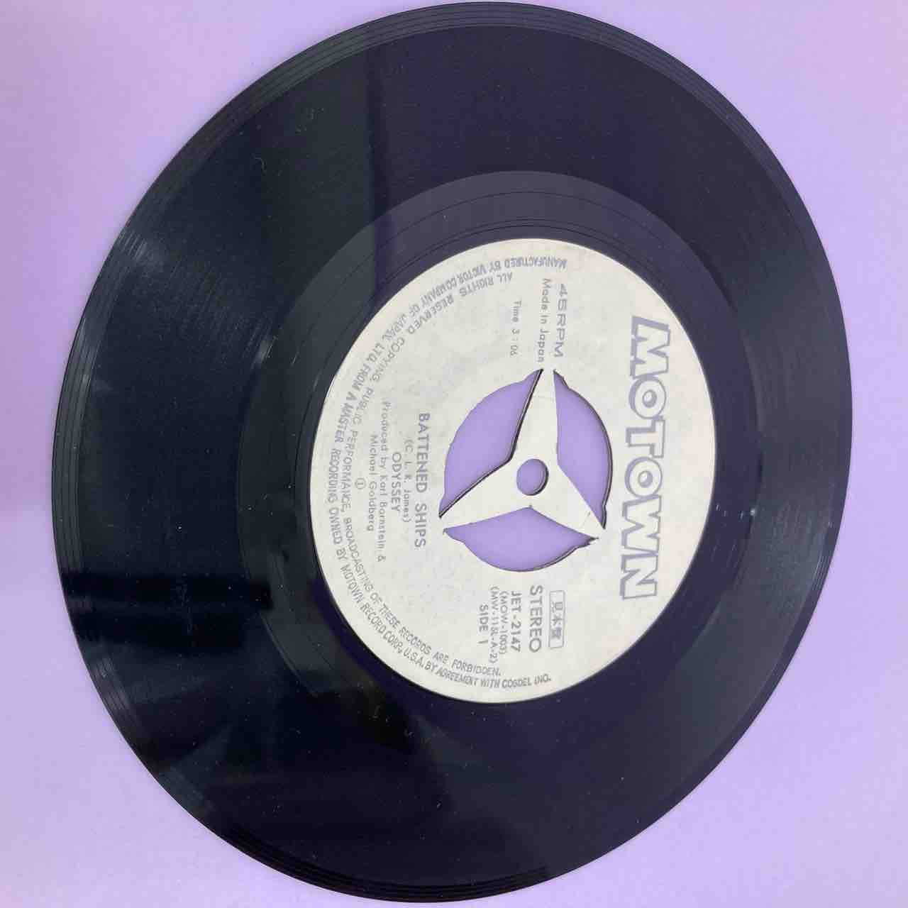 中古7inchレコード/見本盤白ラベル】オデッセイ / 夢をのせた船入荷