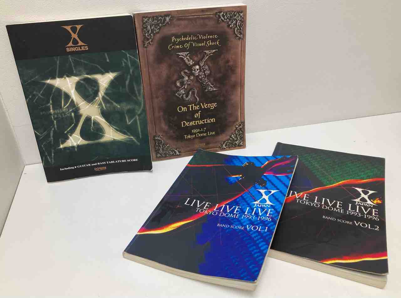 X JAPAN(X)のバンドスコアがまとまって入荷いたしました。 : ディスク
