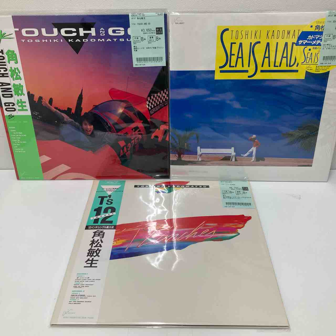 角松敏生中古カセットテープ、他スピッツ、CharaなどJ-POP中古レコード