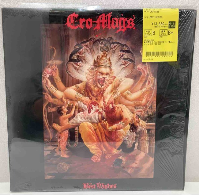 CRO-MAGS/BEST WISHES USオリジナル盤など、パンク/ハードコア中古