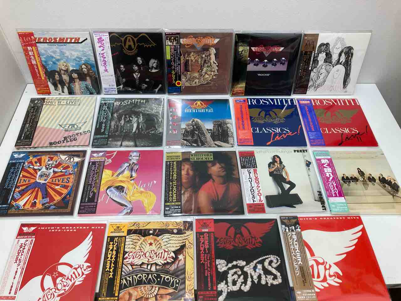 エアロスミス 紙ジャケットCD19タイトル中古BOXが入荷いたしました