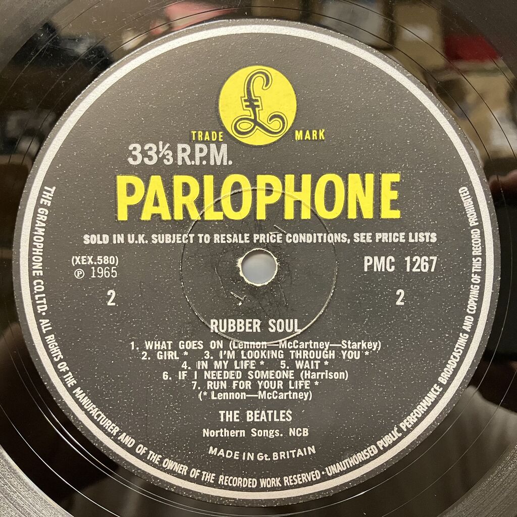 10/29(日)『ビートルズ廃盤レコードセール』【写真】RUBBER SOUL 10/29(日)『ビートルズ廃盤レコードセール』【写真】RUBBER SOUL
