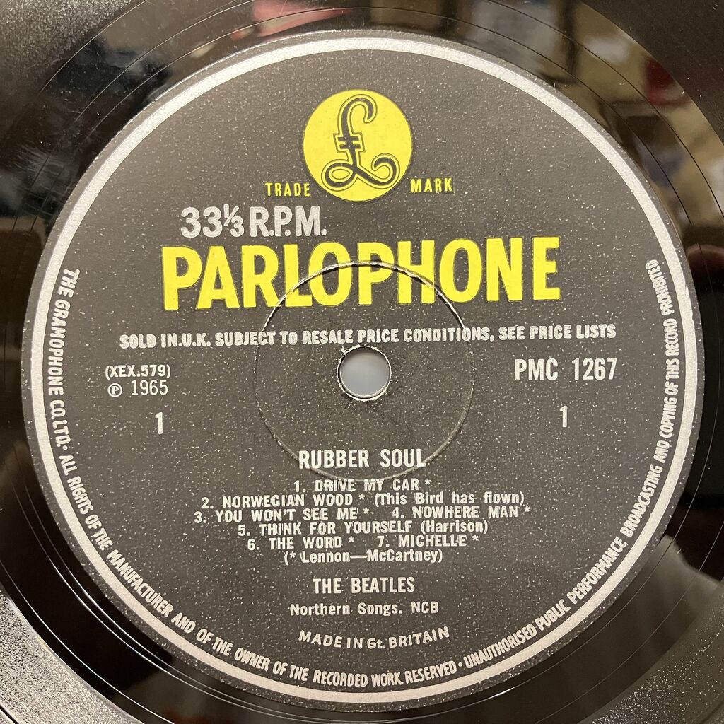 10/29(日)『ビートルズ廃盤レコードセール』【写真】RUBBER SOUL 10/29(日)『ビートルズ廃盤レコードセール』【写真】RUBBER SOUL
