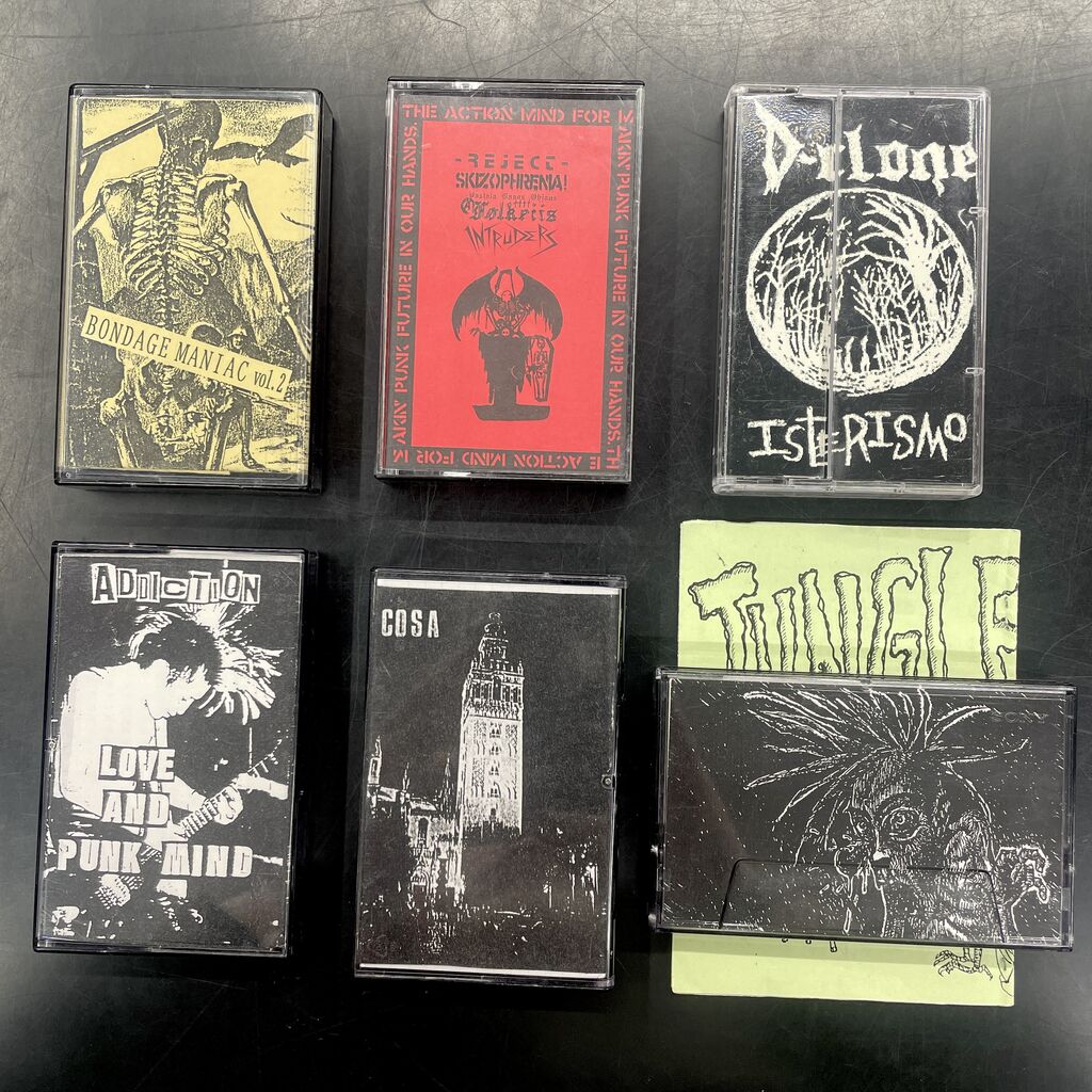 PUNK中古新着カセットテープ】JAPANESE CRUST～HARDCORE PUNK少量です