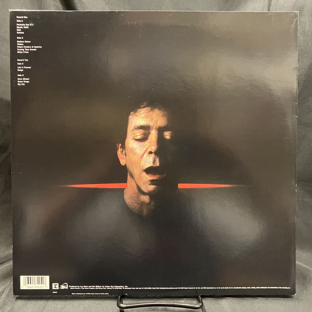 ロック中古レコード新入荷】「LOU REED / ECSTASY」GERMANプレス