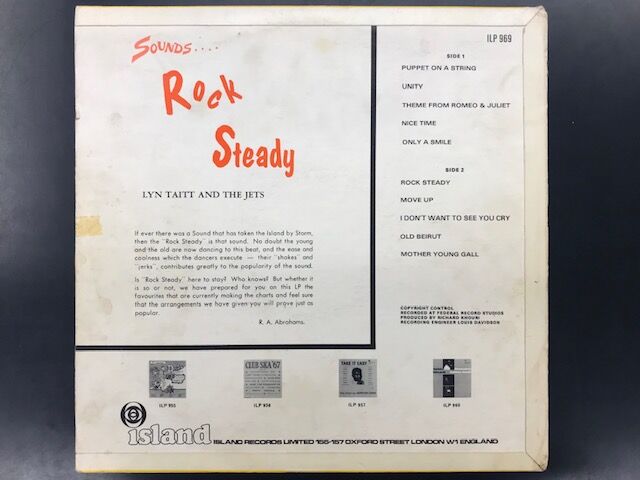 7/13(木)レゲエ史を変えたLYN TAITT AND THE JETSの歴史的大名盤