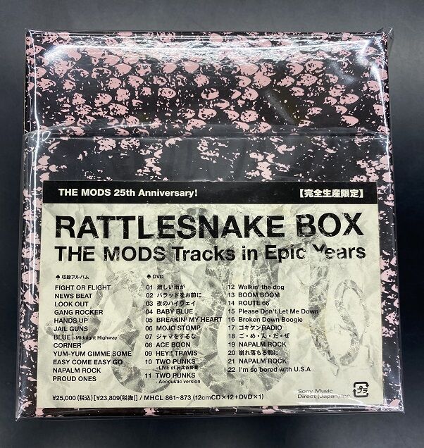 CD＋DVD】THE MODS RATTLESNAKE BOX ザ・モッズ