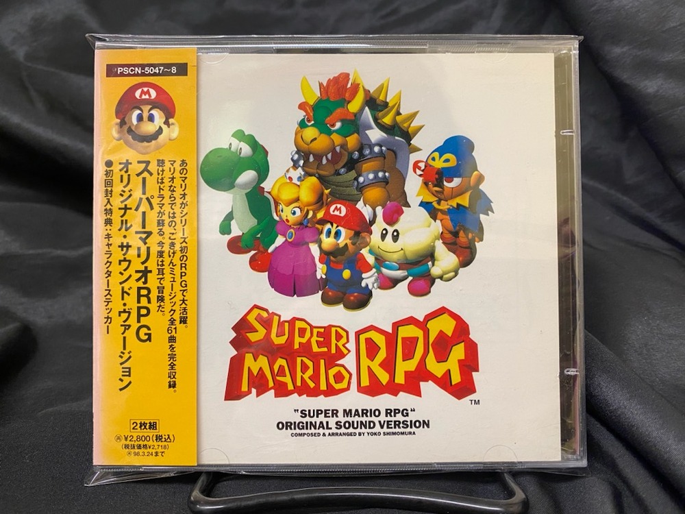 スーパーマリオ RPG サウンドトラック CD（帯ステッカー無し）