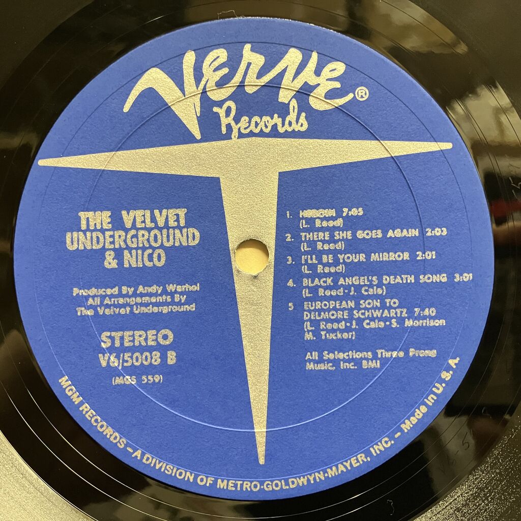 THE VELVET UNDERGROUND レコード　US再発盤 THE VELVET UNDERGROUND レコード US再発盤