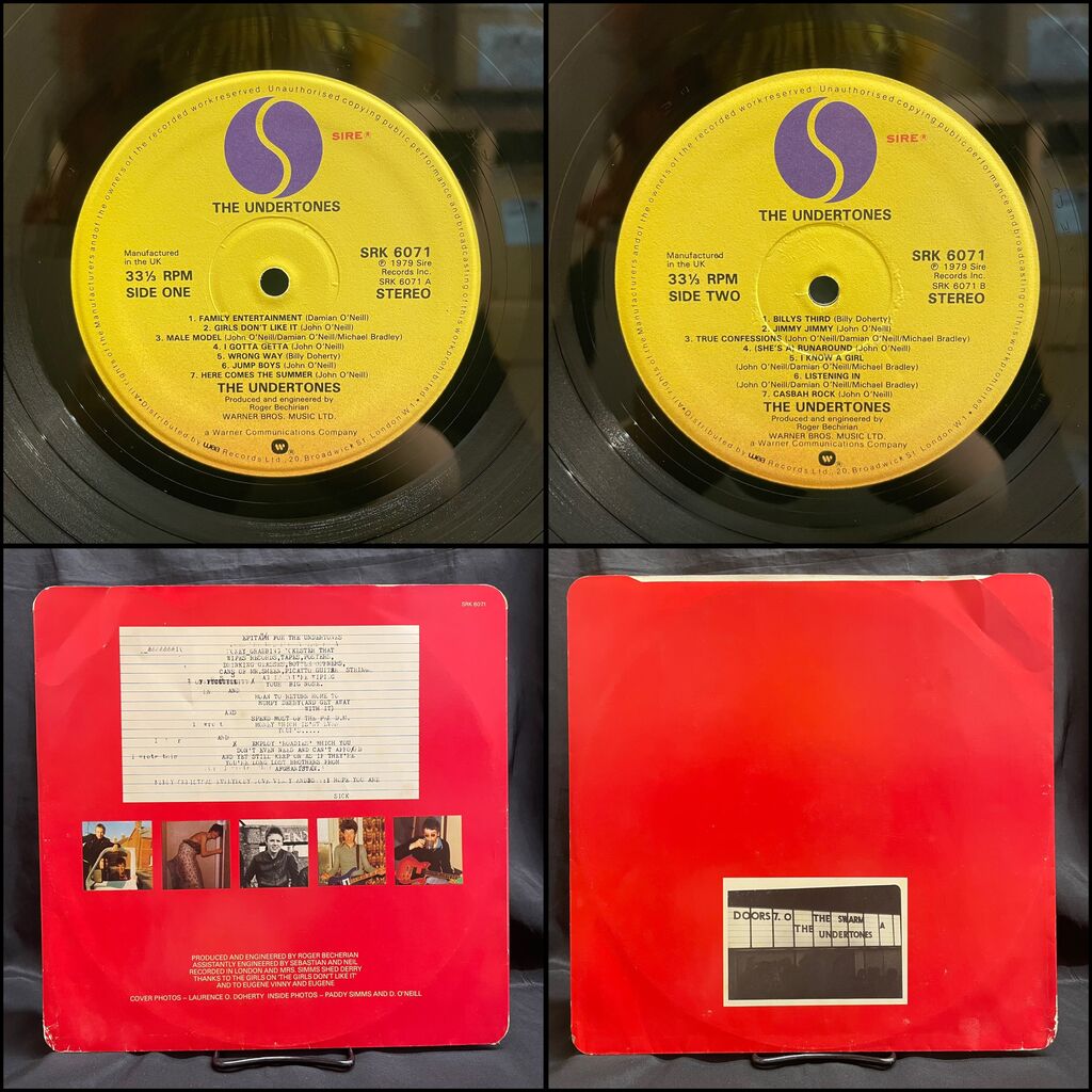 UK盤LPコーティングジャケ◾️THE UNDERTONES アンダートーンズ UK盤LPコーティングジャケ◾️THE UNDERTONES アンダートーンズ