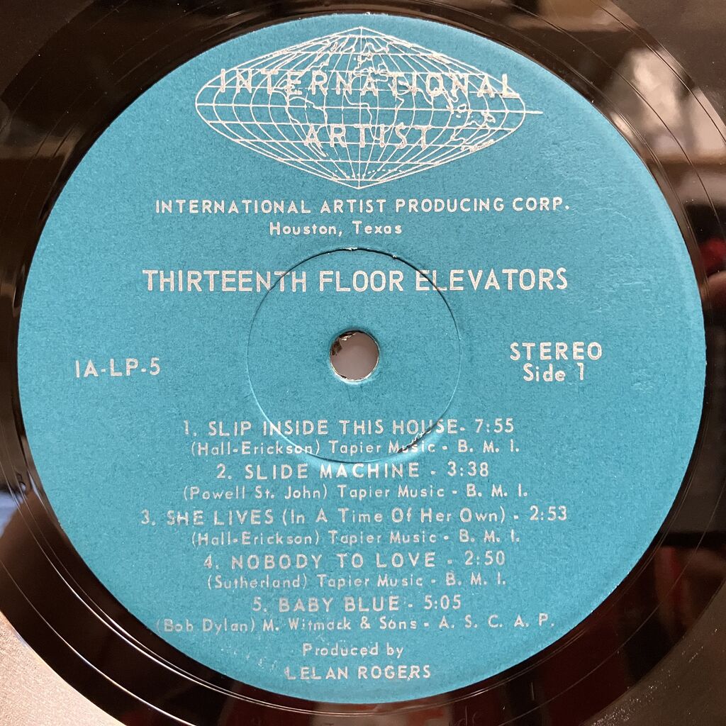 ロック中古レコード新入荷】「13TH FLOOR ELEVATORS / EASTER