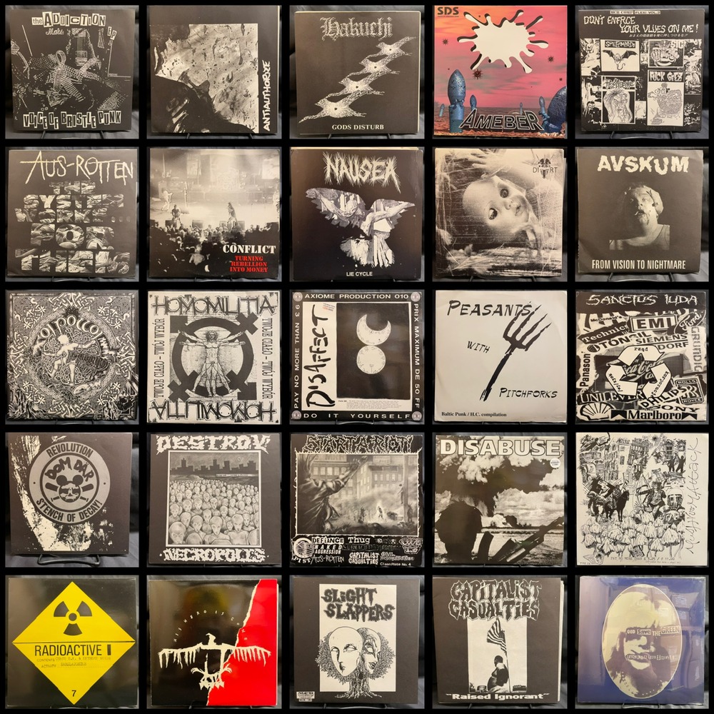 PUNK新着中古レコード】90s HC～CRUST中心に中古レコードまとまって