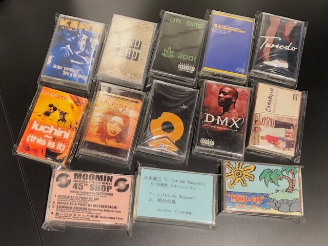 9/10(土)【中古カセットテープ】MIX, HIP HOP, REGGAEなど140本超の