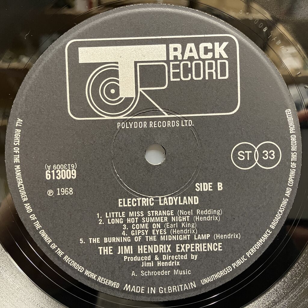 詳細】『ELECTRIC LADYLAND』(613008) 激レア！内側左右逆転ジャケット