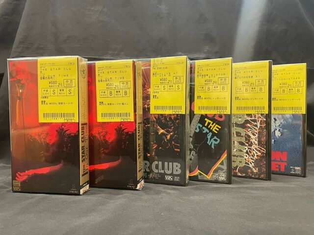 THE STAR CLUBのDVD、VHS、バンドスコアなど商品がまとまって