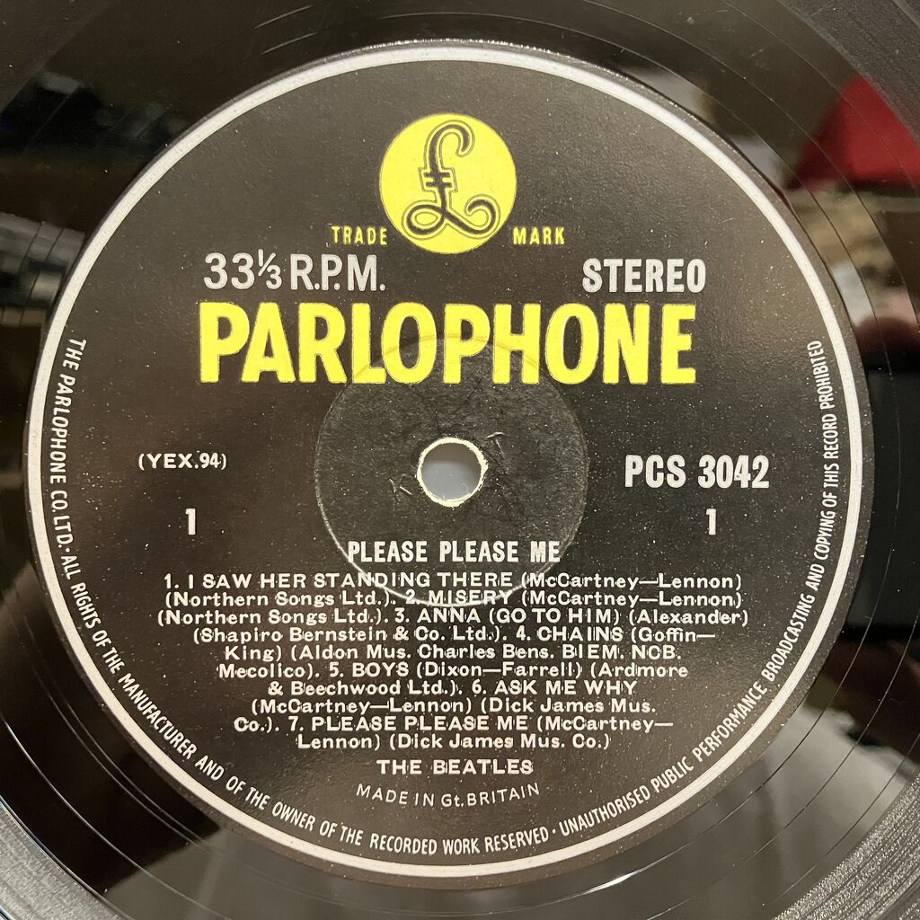 The Beatles ステレオレコード 4/30(日) ビートルズ廃盤レコードセール PLEASE PLEASE ME