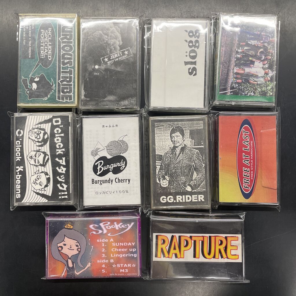 PUNK新着中古カセットテープ】90s～2000年代東海地方パンク中心に