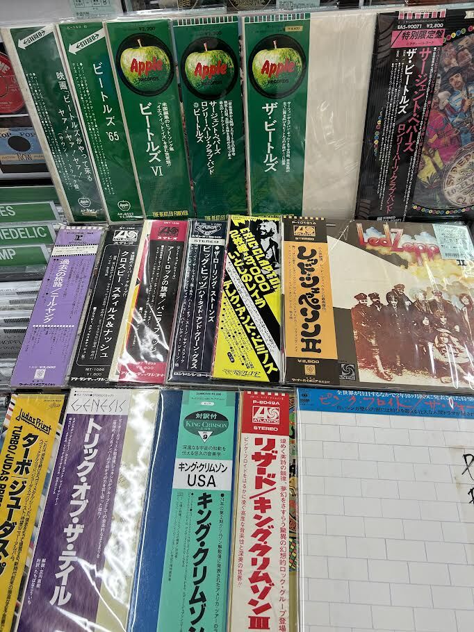 ロック中古レコード新入荷情報】国内盤帯付がまとめて入荷！激レア
