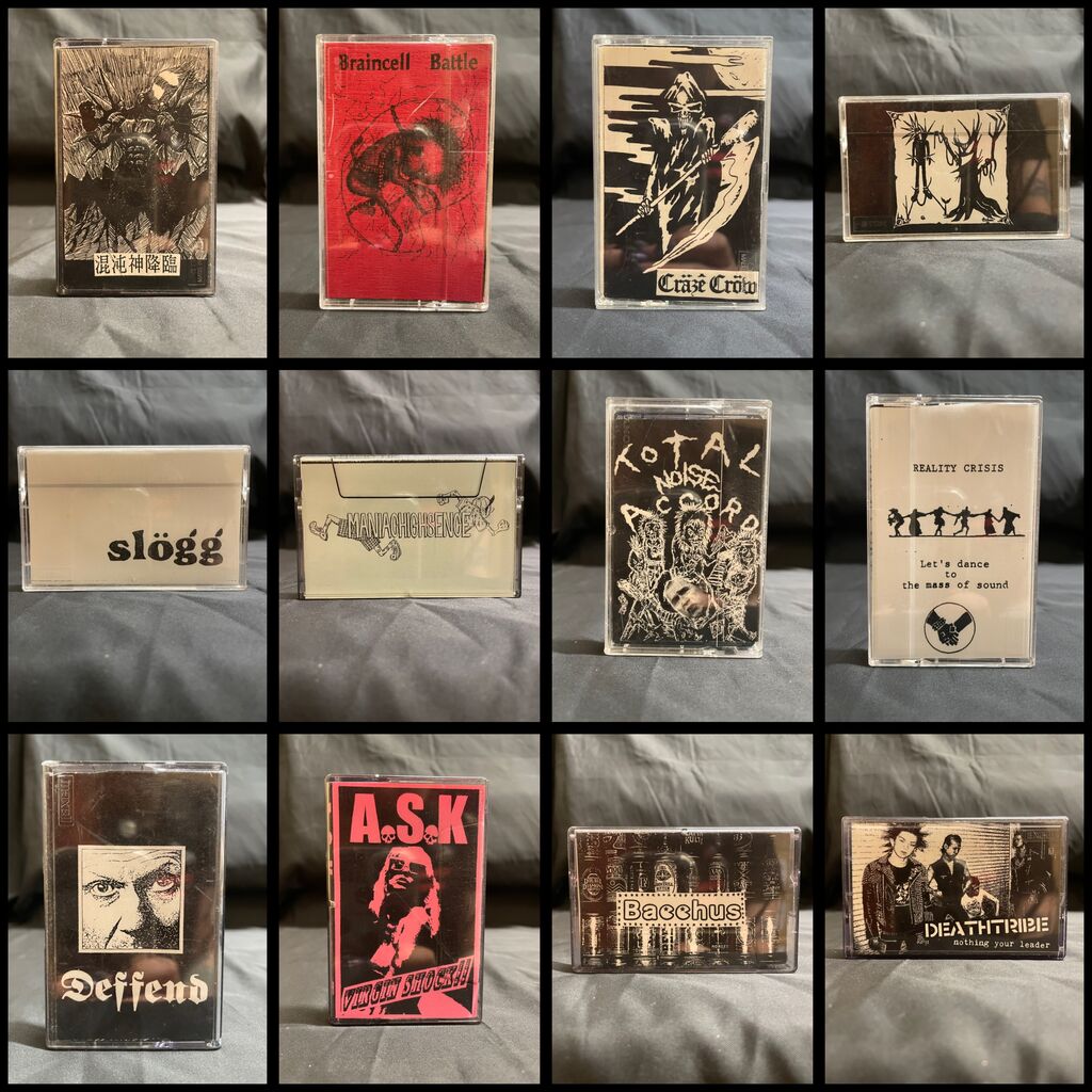 中古カセットテープ】90s JAPANESE HARDCORE～CRUST中心にまとまって