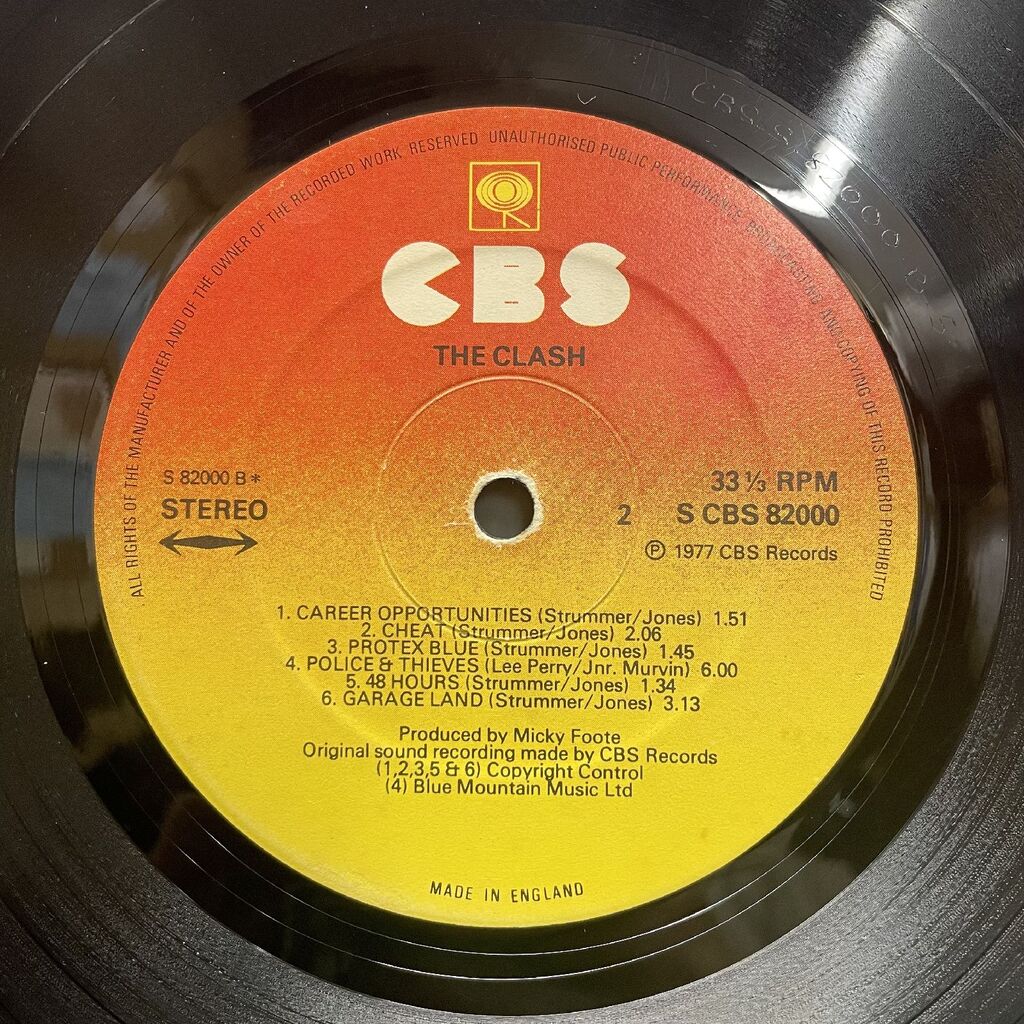 2023.10/21)CLASH / CLASH (SCBS82000) : ディスクユニオン名古屋店